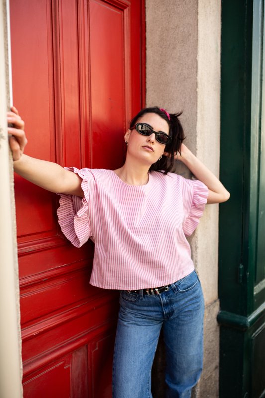 haut upcyclé rebeau rebelle