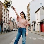 Top froufrou upcyclé
