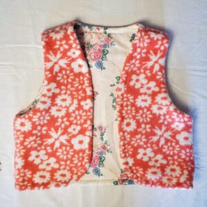 Veston réversible corail