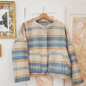 Veste couverture à carreaux