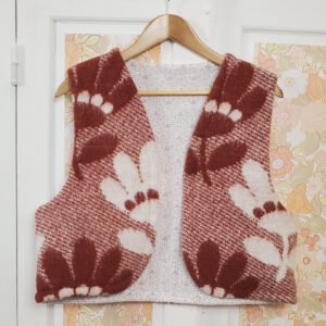 Veston à fleurs vintage