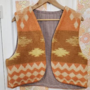 Veston aztèque marron