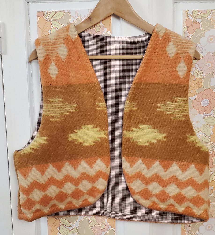Veston aztèque marron