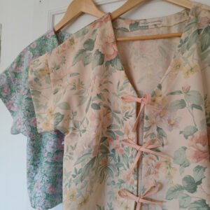 top à nouer upcyclé