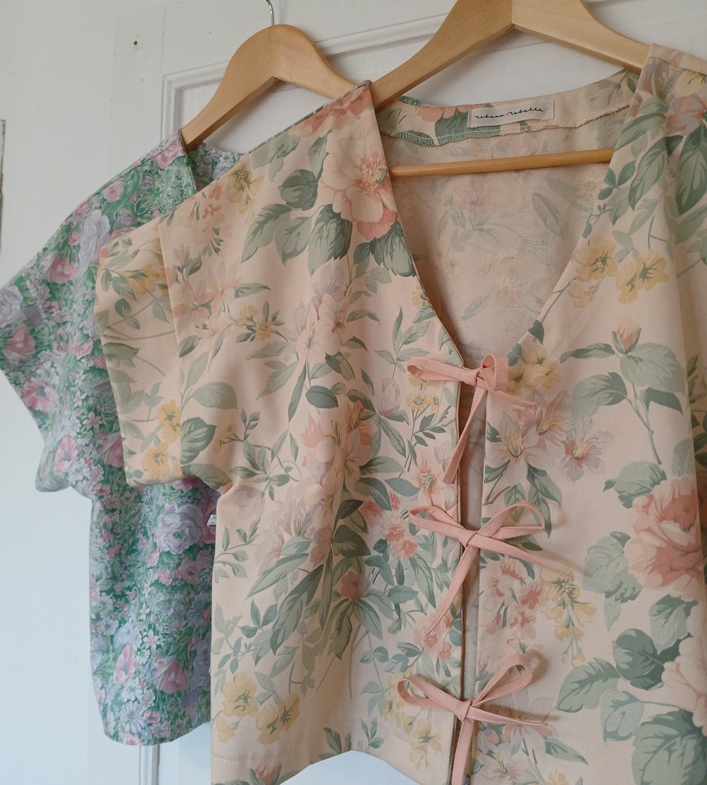 top à nouer upcyclé