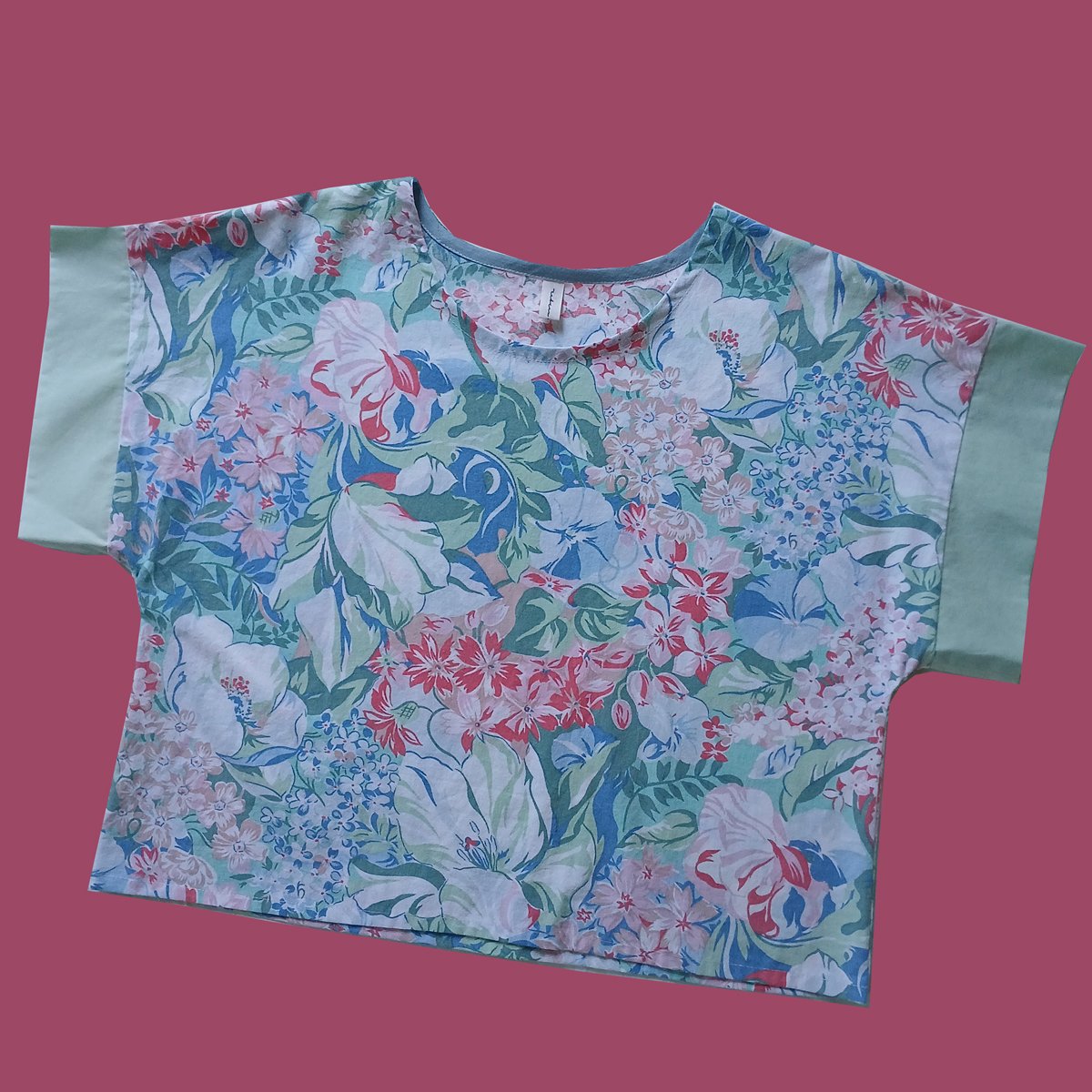top oversize upcyclé